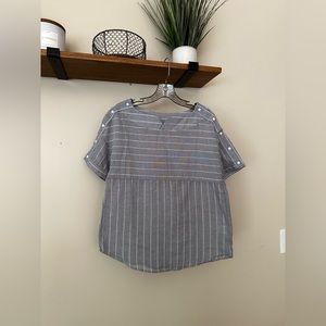 Lesly Blouse Blue Stripe